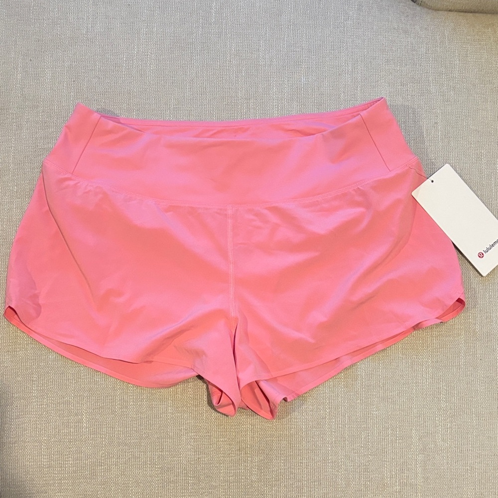 Lululemon Speed Up HR Short 2.5” Mesh Vent in Candy Cloud ✨